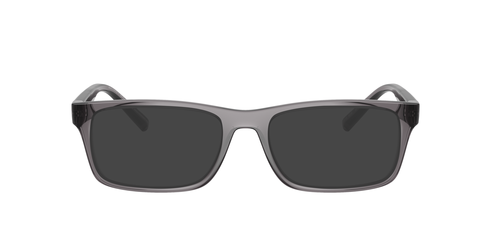 AX3115 Shiny Transparent Grey PlasticEyeglass Frames for Glasses Direct, with Tinted Lenses