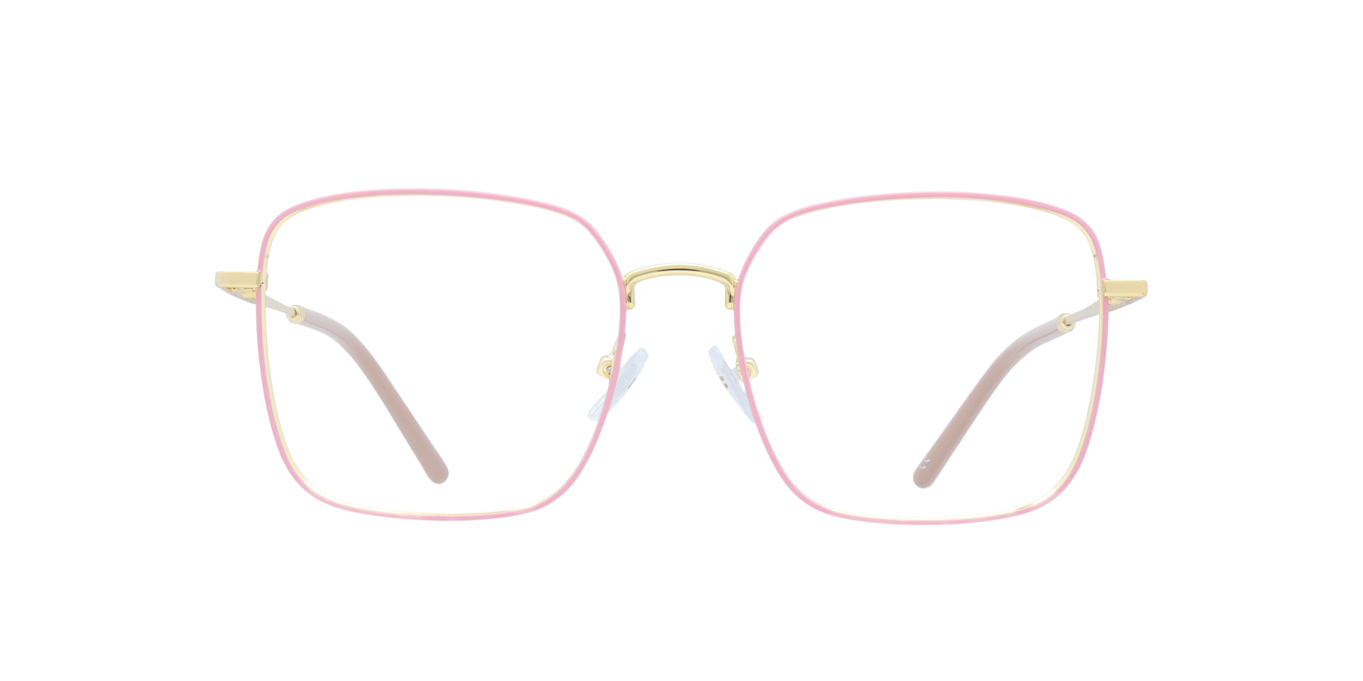 Venezia Pink MetalEyeglass Frames for Glasses Direct, Front View