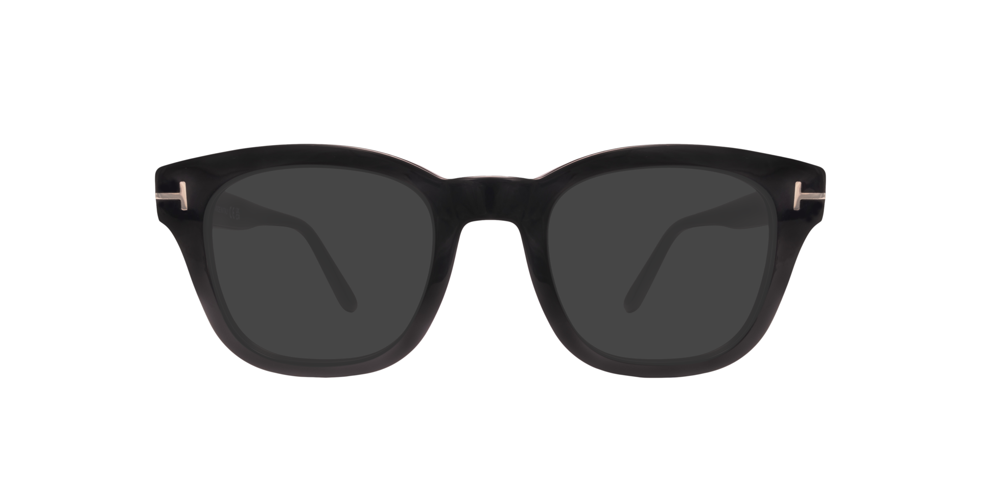 FT5542-B Black Shiny AcetateEyeglass Frames for Glasses Direct, with Tinted Lenses
