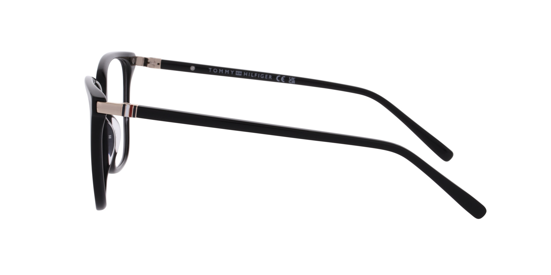 TH 2353 Black AcetateEyeglass Frames for Glasses Direct, Side View