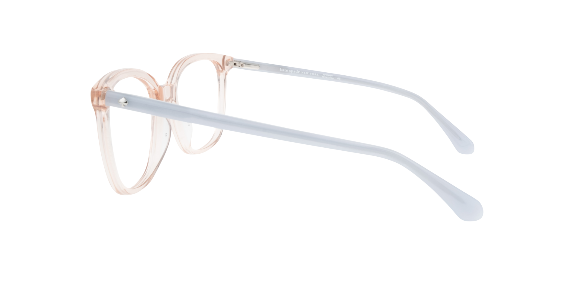 Madrigal/G Brown Light AcetateEyeglass Frames for Glasses Direct, Side View