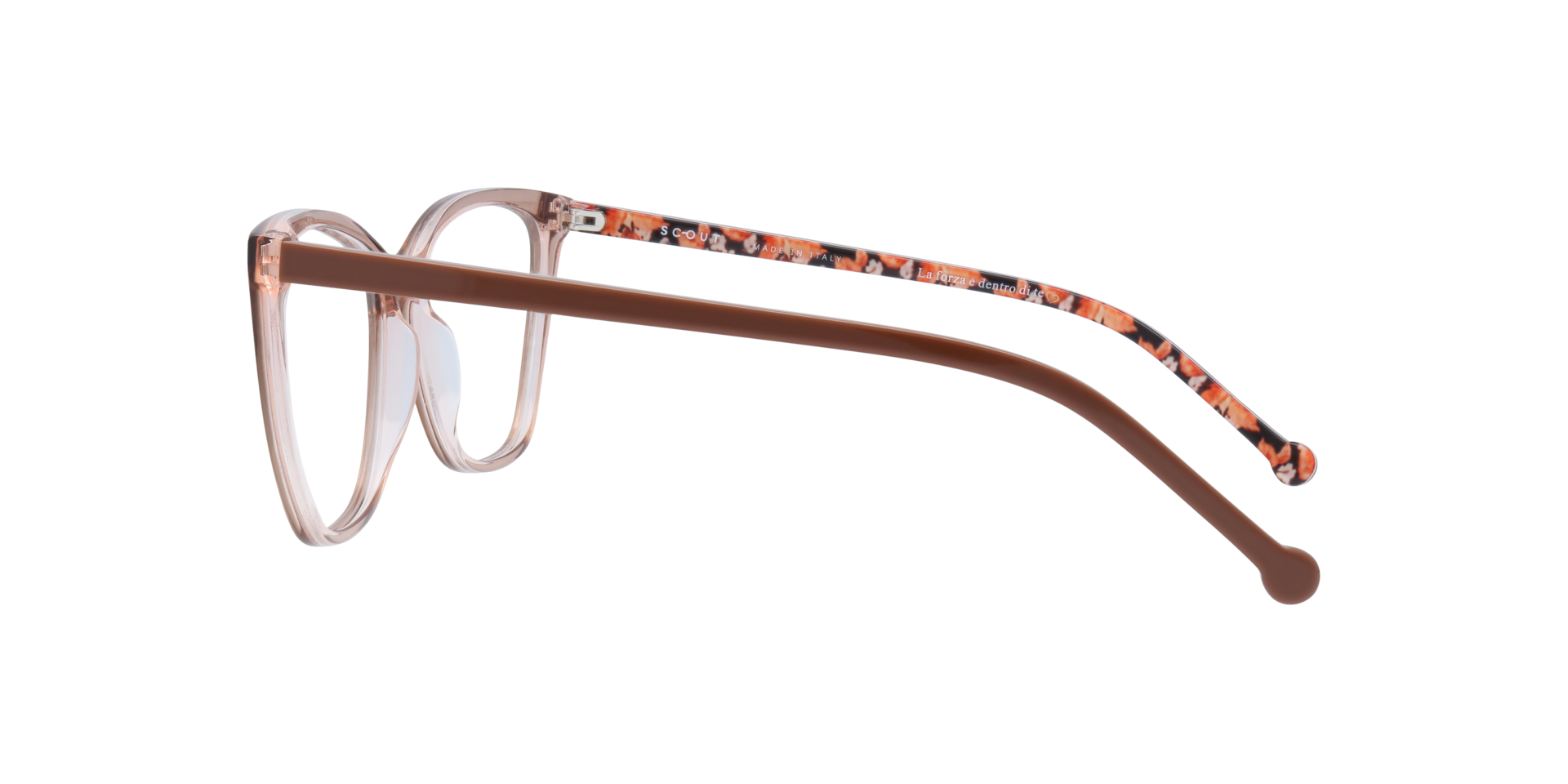 Venere Nude AcetateEyeglass Frames for Glasses Direct, Side View