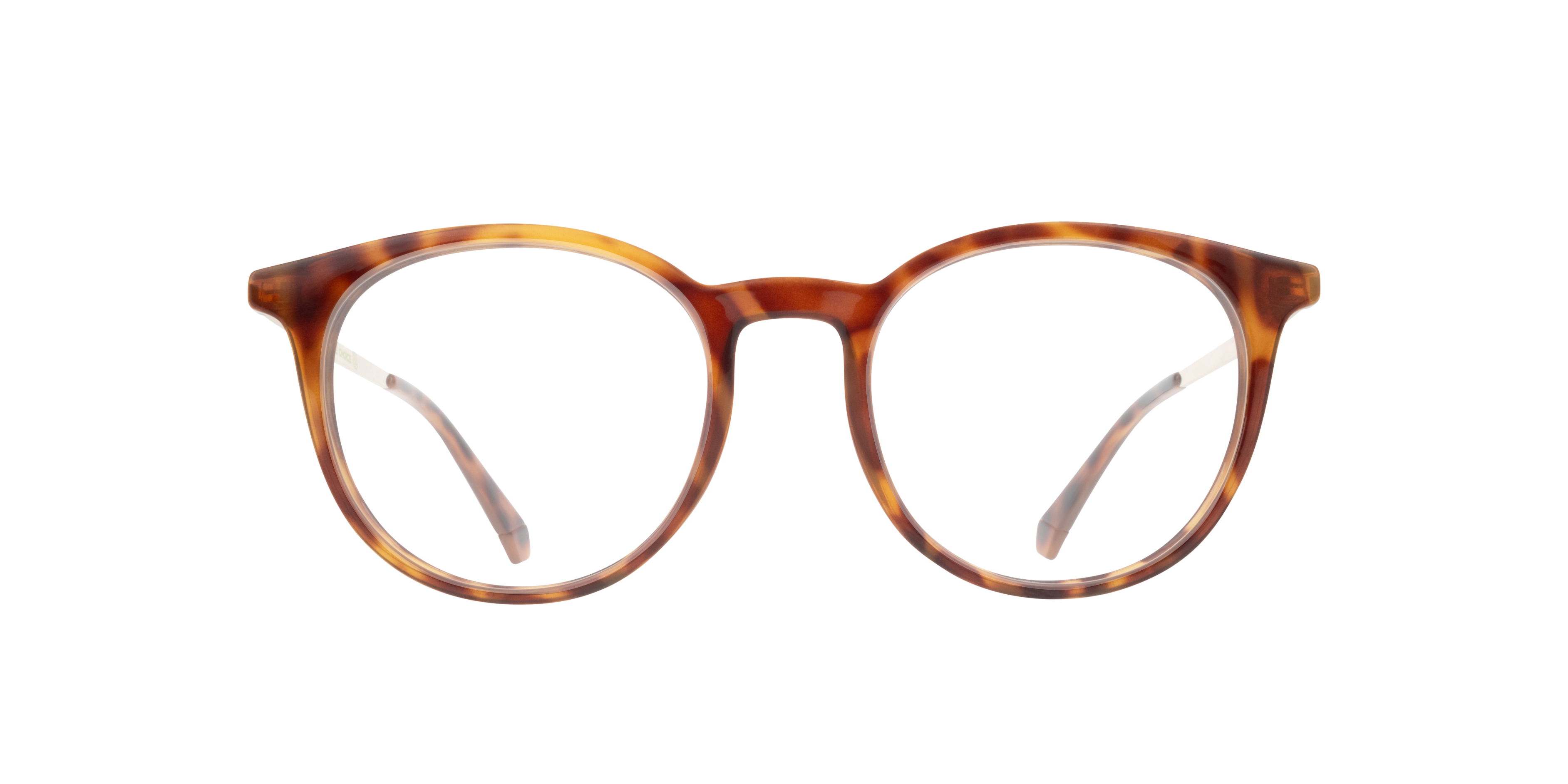 PLD D496 Tortoise Gold PlasticSunglass Frames for Glasses Direct, Front View