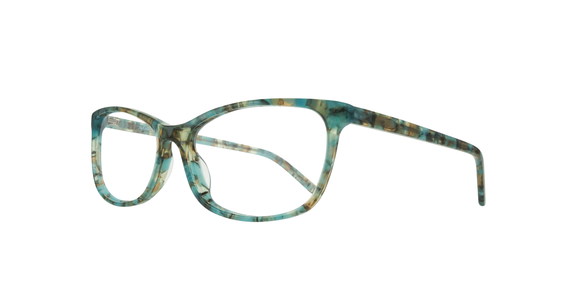 Ella Seaglass Sands AcetateEyeglass Frames for Glasses Direct, Angle View