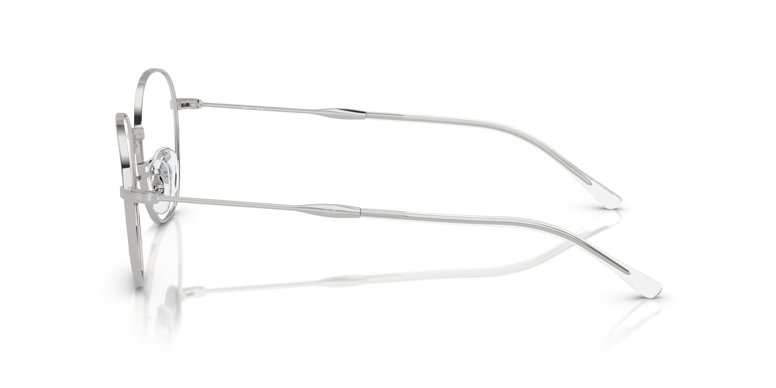 RB6509 Silver MetalEyeglass Frames for Glasses Direct, Side View