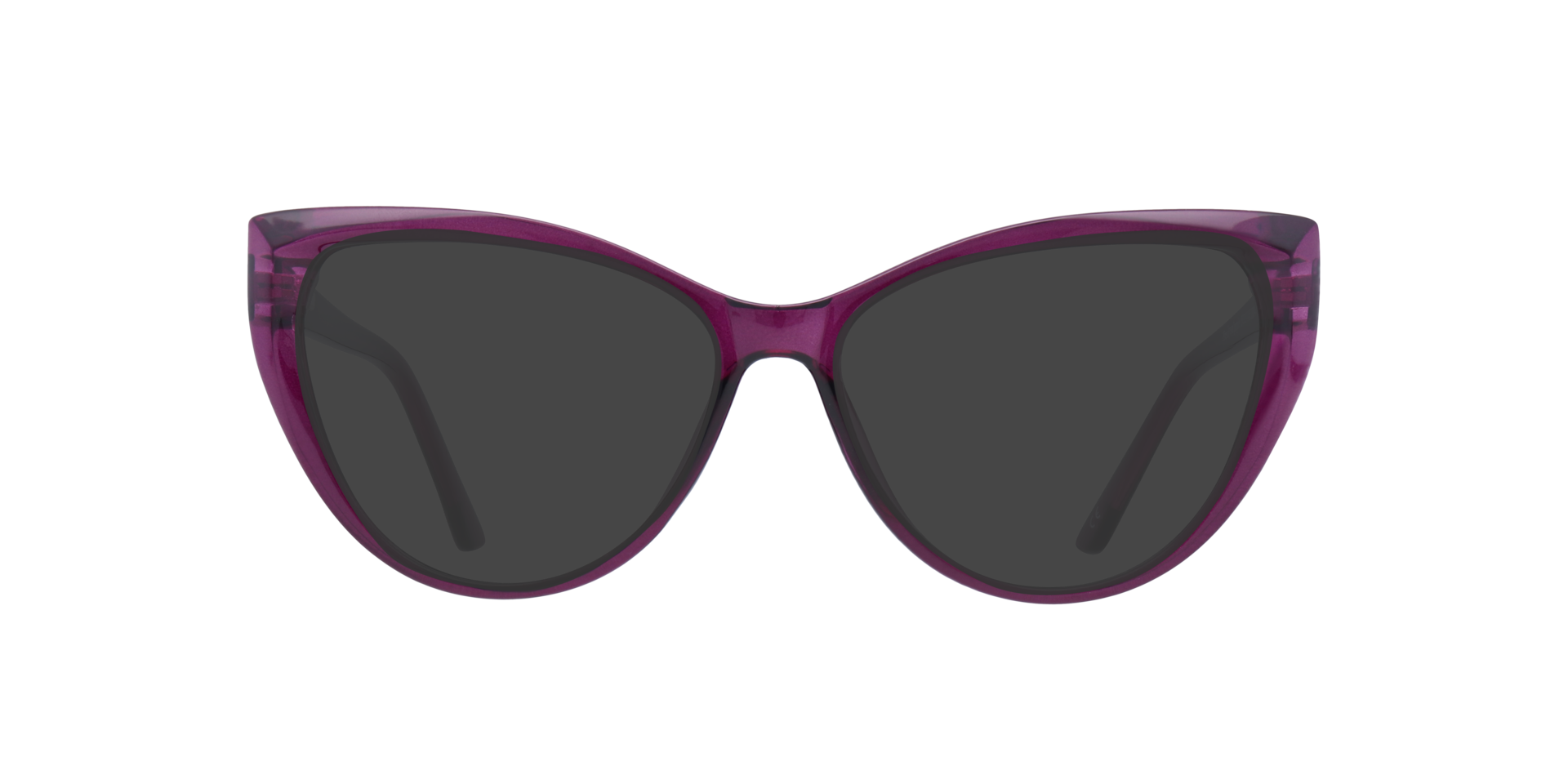 Freya Crystal & Purple PlasticEyeglass Frames for Glasses Direct, with Tinted Lenses