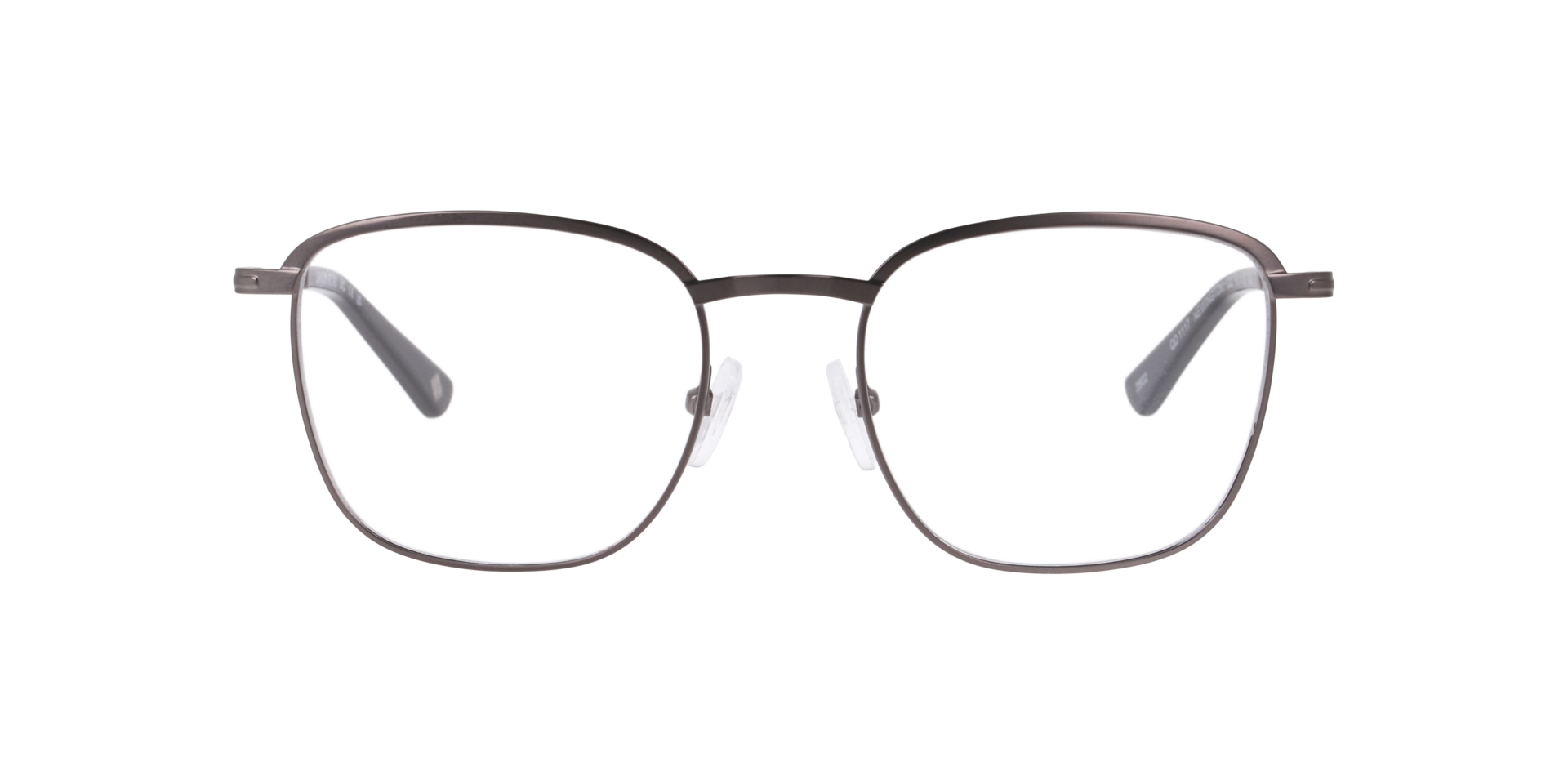Newington Matte Gunmetal MetalEyeglass Frames for Glasses Direct, Front View