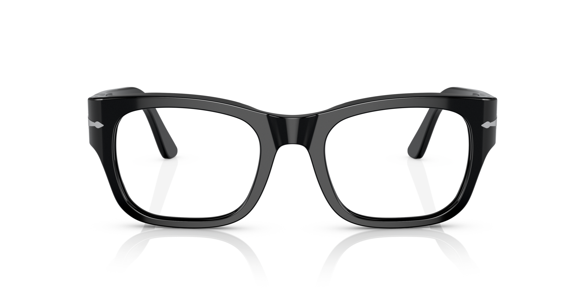 PO3297V Black AcetateSunglass Frames for Glasses Direct, Front View
