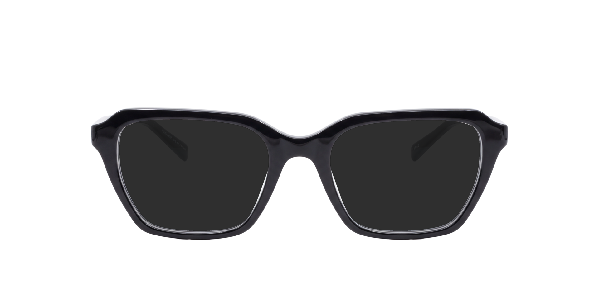 Matilda Black PlasticEyeglass Frames for Glasses Direct, with Tinted Lenses