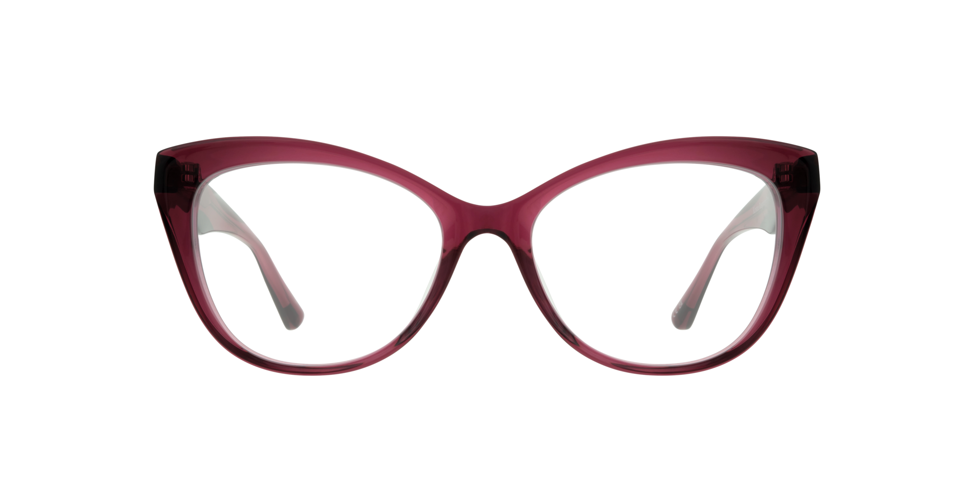 Kirstie Raspberry Pink AcetateEyeglass Frames for Glasses Direct, Front View