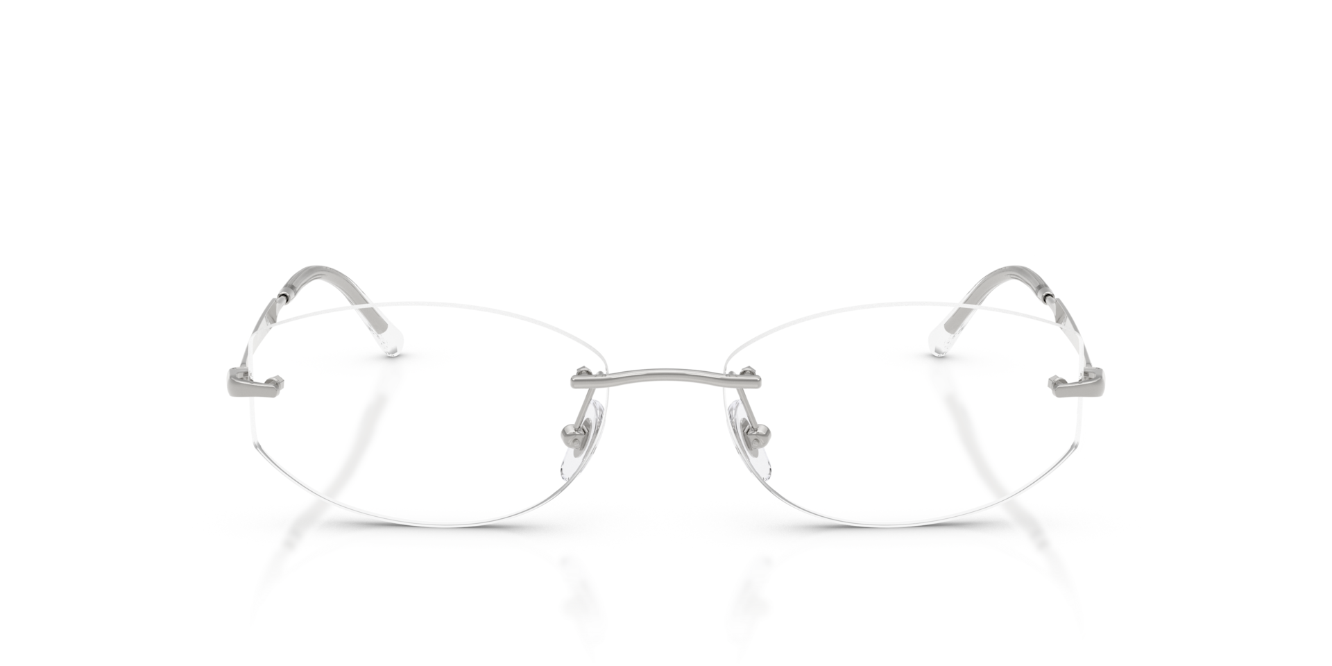 RB3792V Silver MetalEyeglass Frames for Glasses Direct, Front View
