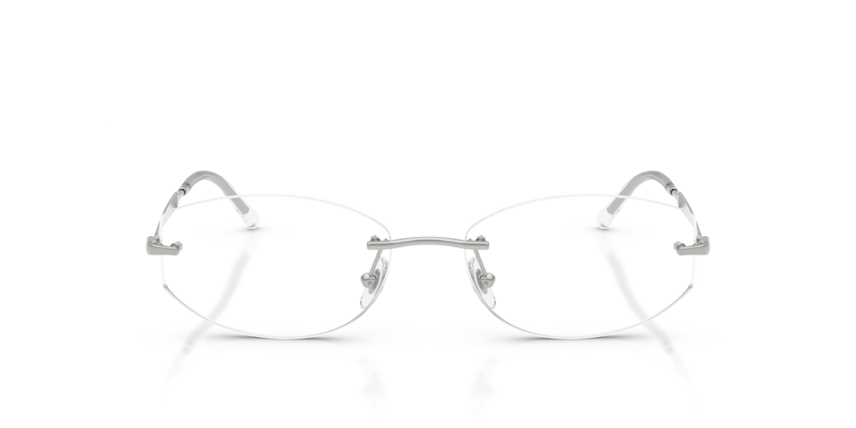 Ray-Ban Eyeglasses Optics - Silver Frame Clear Lenses 55-17, RB3792V - Image 5