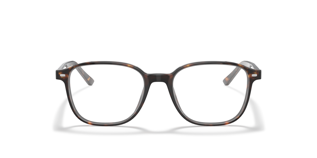 Ray-Ban Unisex Havana Square Acetate Eyeglasses Online - Full Rim - Rb5393