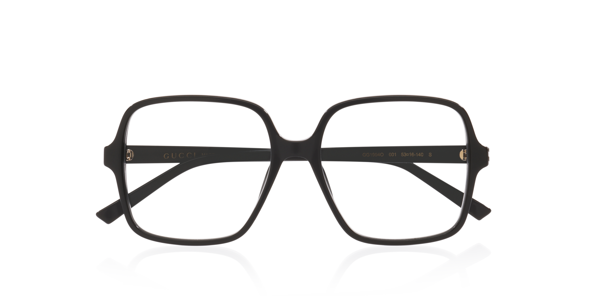 GG1994O Black AcetateEyeglass Frames for Glasses Direct, Closed View