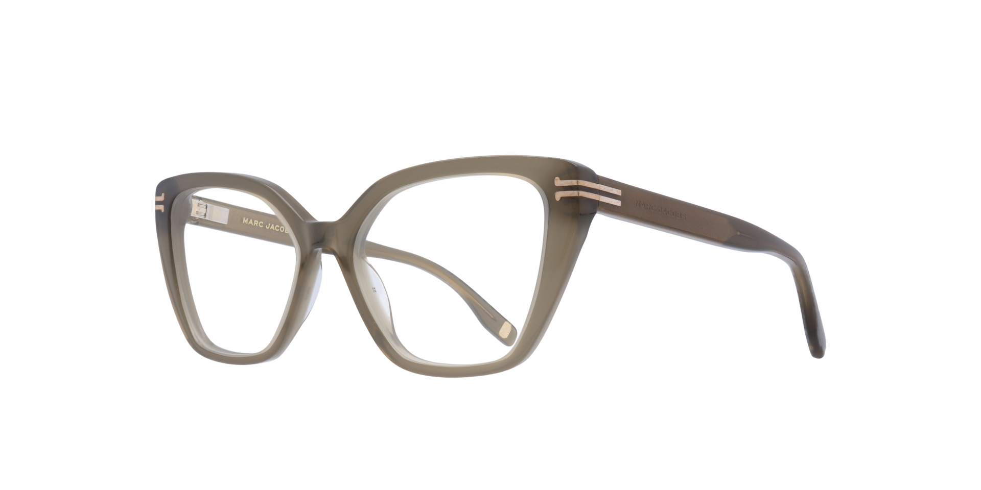 MJ 1071 Green AcetateEyeglass Frames for Glasses Direct, Angle View