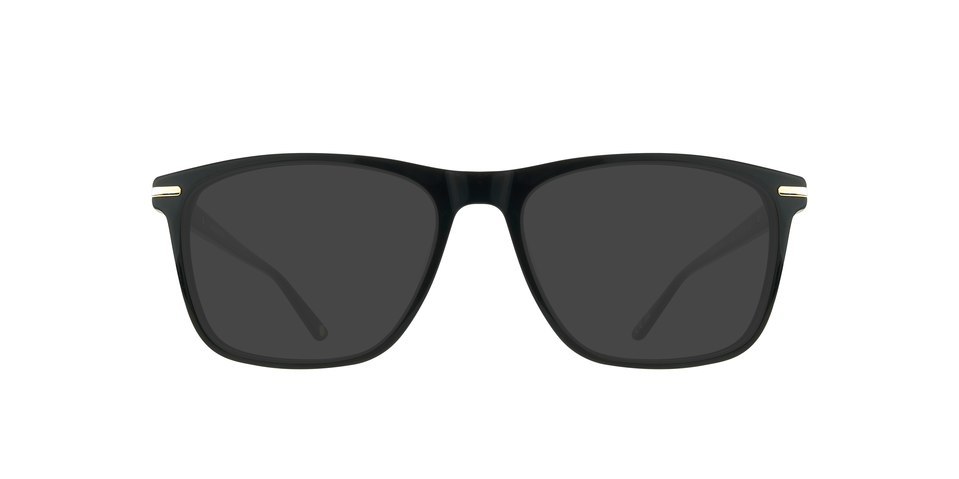 Leyton Black & Gold AcetateEyeglass Frames for Glasses Direct, with Tinted Lenses