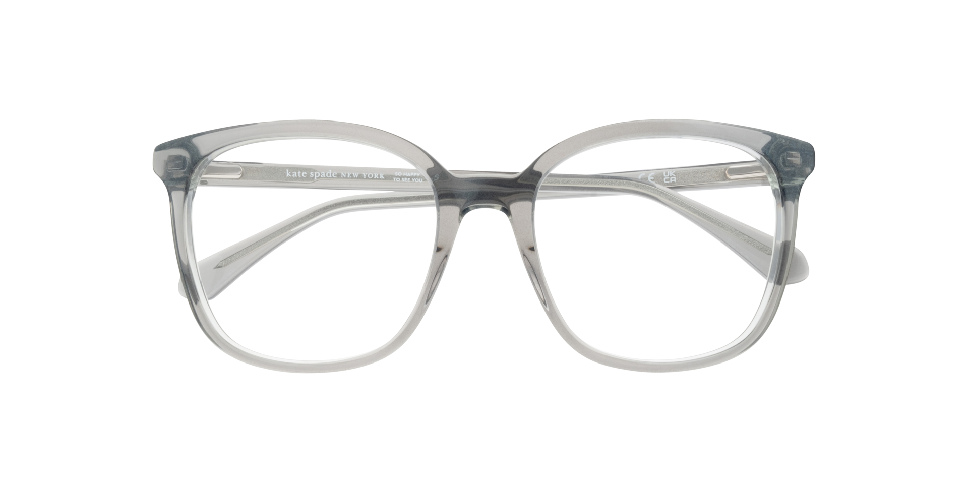 Madrigal/G Grey AcetateEyeglass Frames for Glasses Direct, Closed View