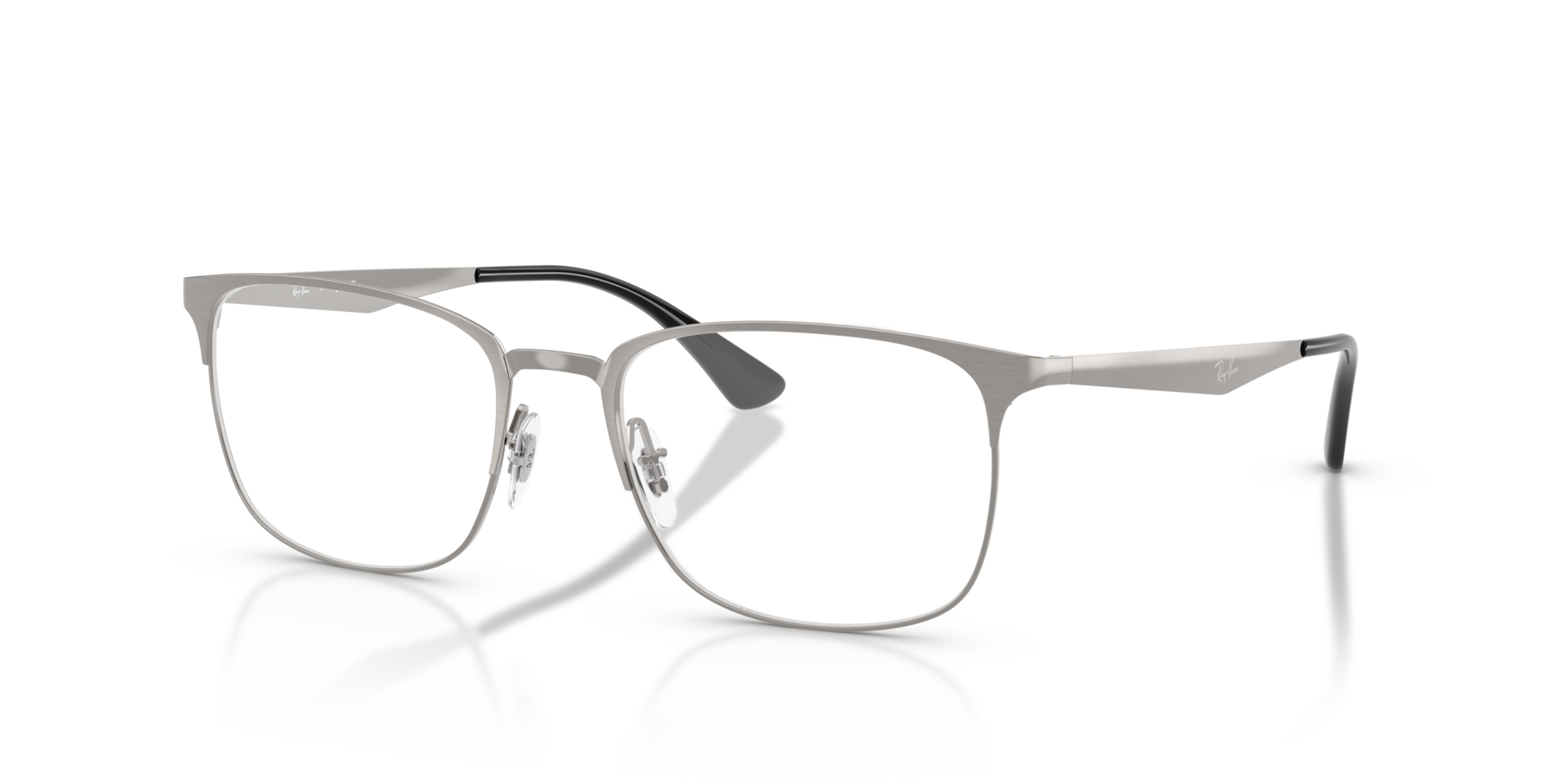 RB6421 Brushed Gunmetal MetalEyeglass Frames for Glasses Direct, Angle View