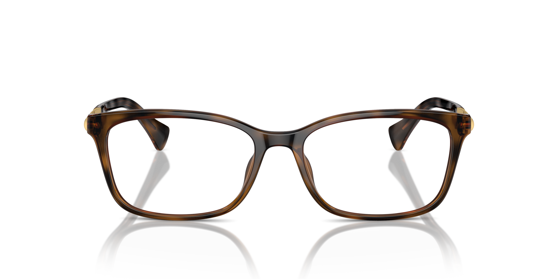 RA7160U Shiny Dark Havana PlasticEyeglass Frames for Glasses Direct, Front View