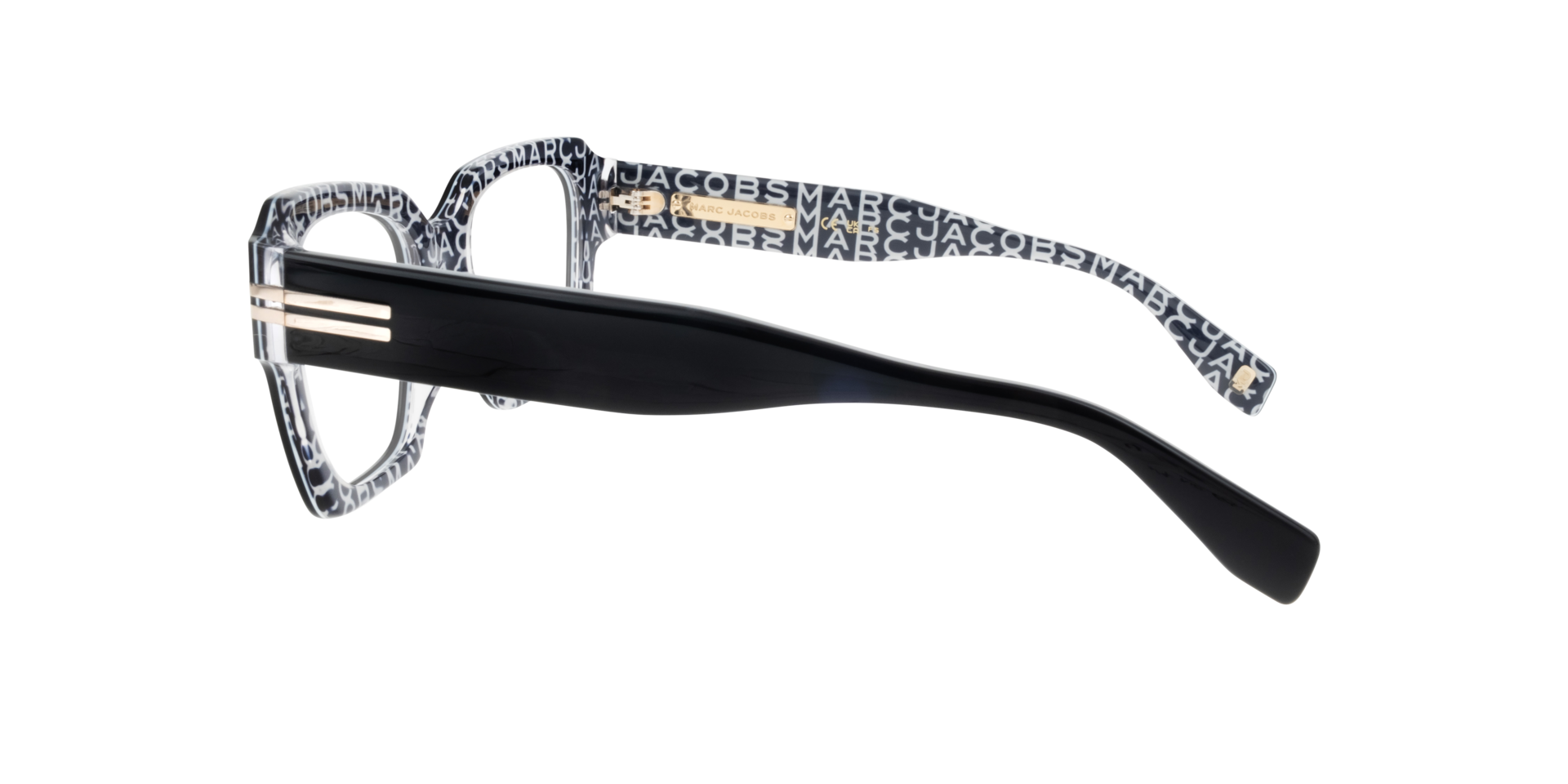 MJ 1088 Black AcetateEyeglass Frames for Glasses Direct, Side View