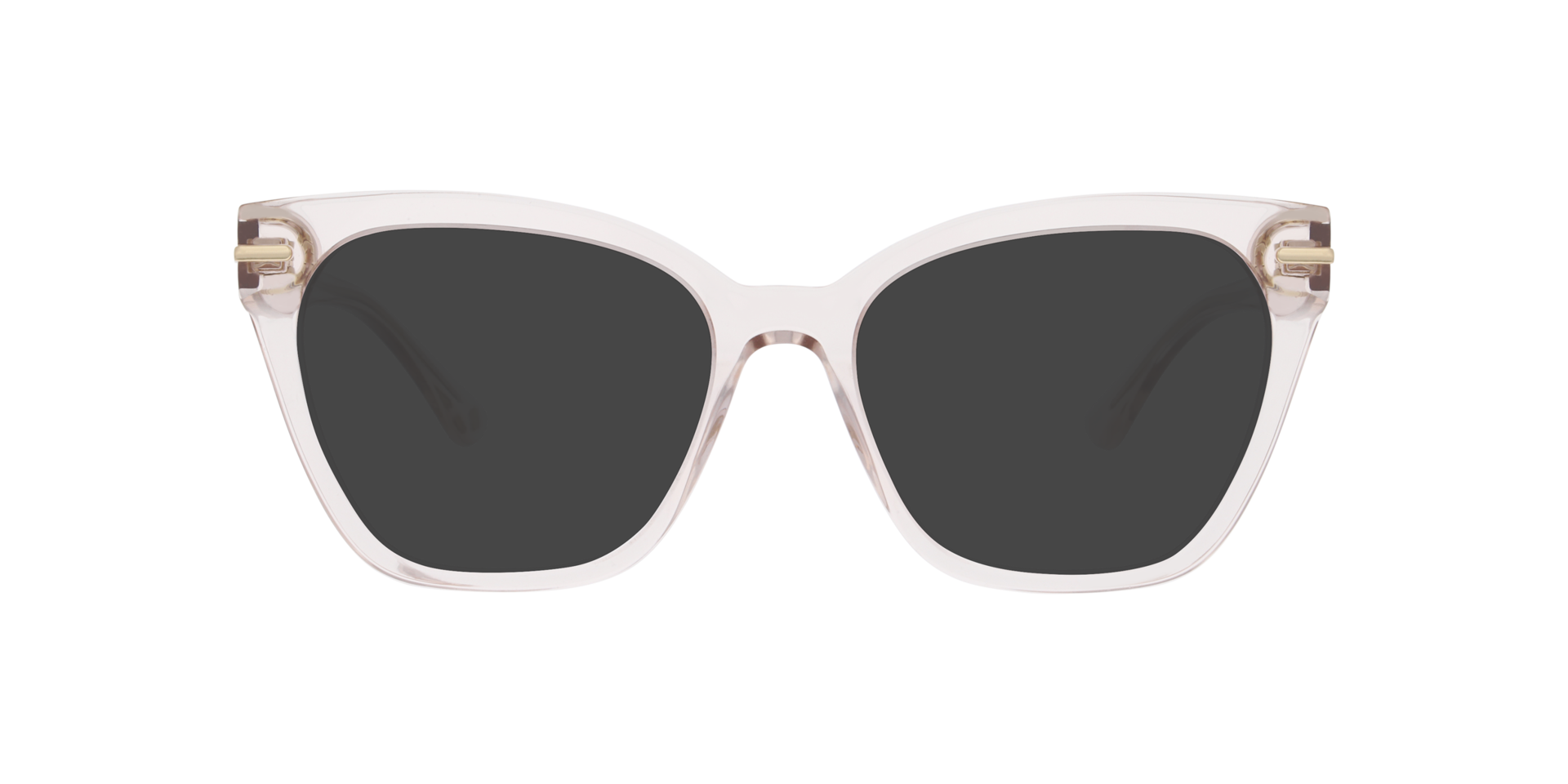 Mile End Transparent Champagne AcetateEyeglass Frames for Glasses Direct, with Tinted Lenses