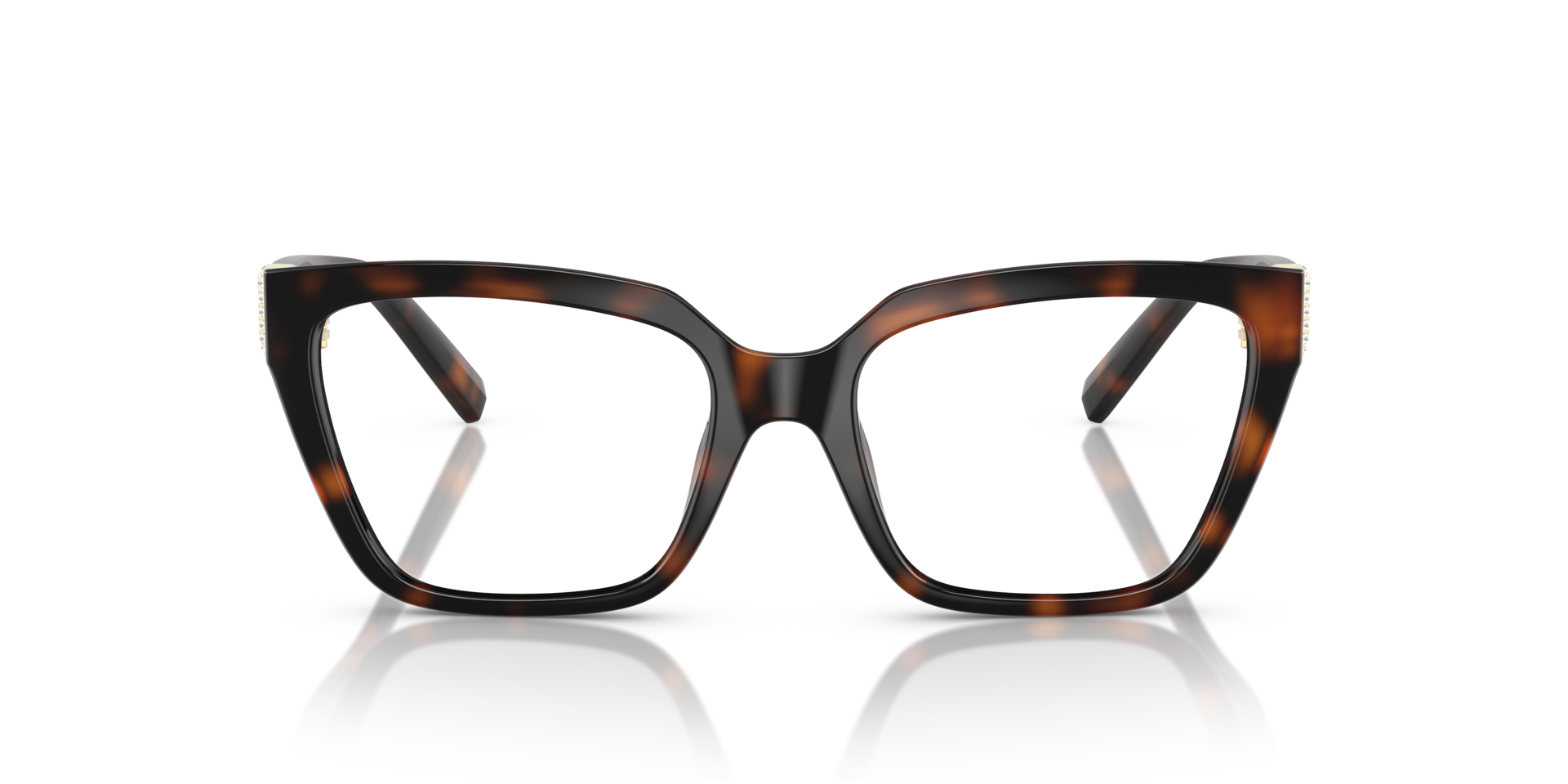 TF2257BU Havana PlasticEyeglass Frames for Glasses Direct, Front View