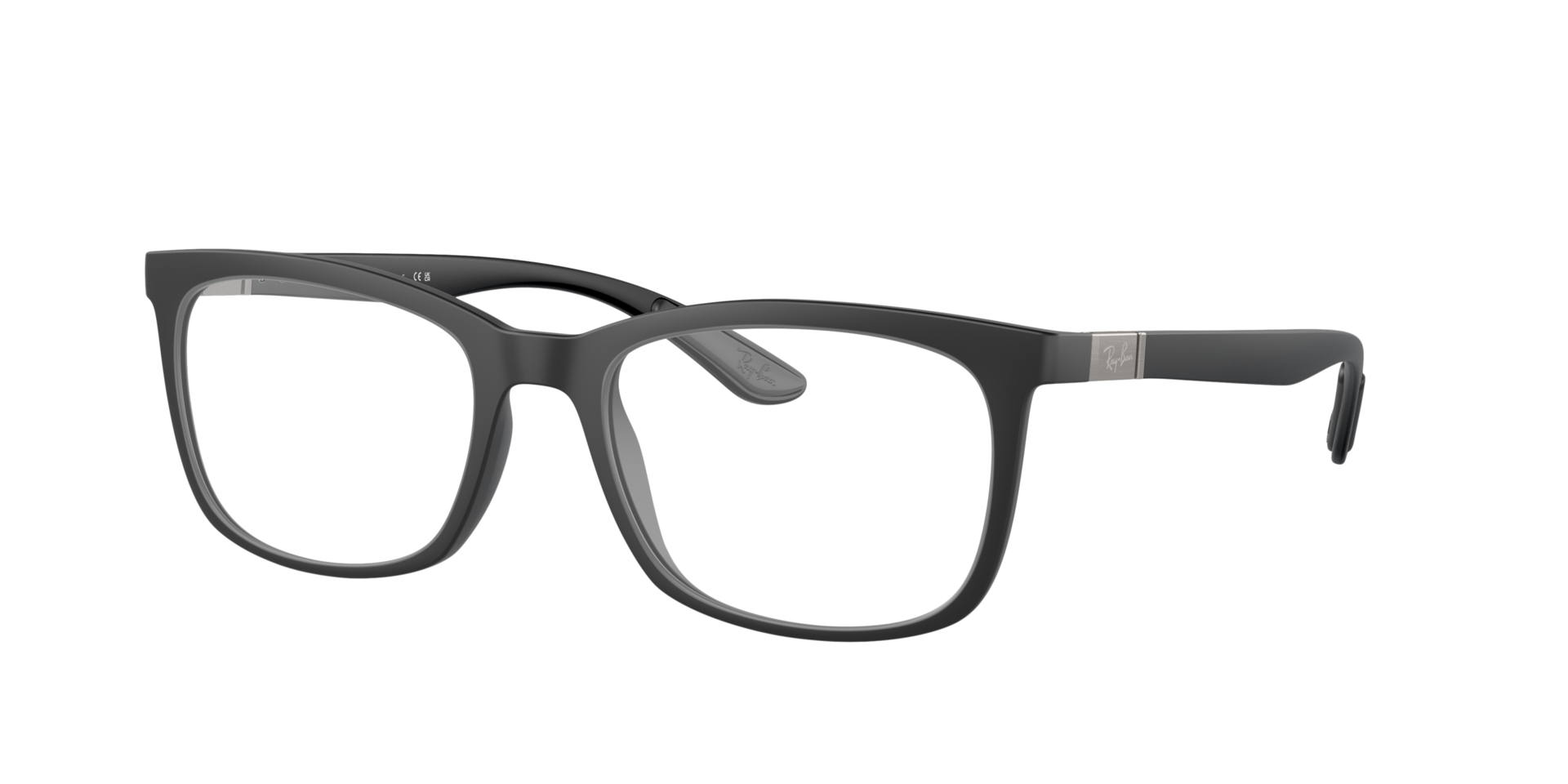 RB7230 Sand Black PlasticEyeglass Frames for Glasses Direct, Angle View