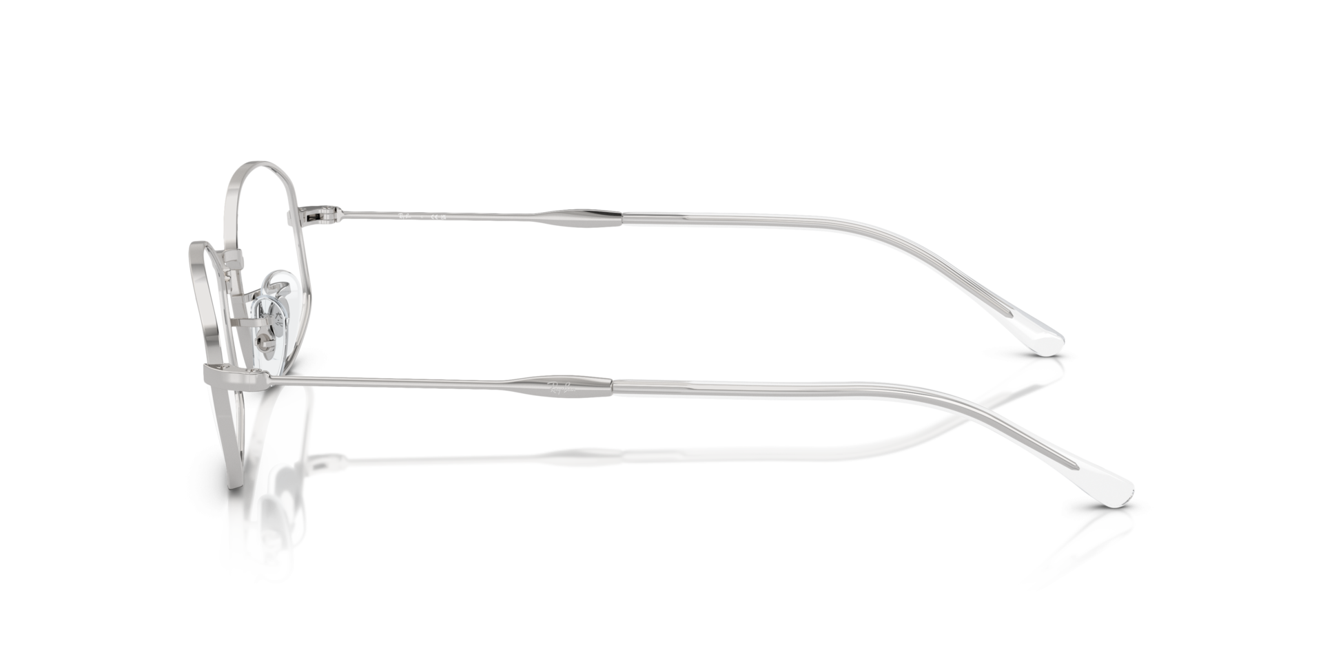 RB6510 Optics Silver MetalEyeglass Frames for Glasses Direct, Side View