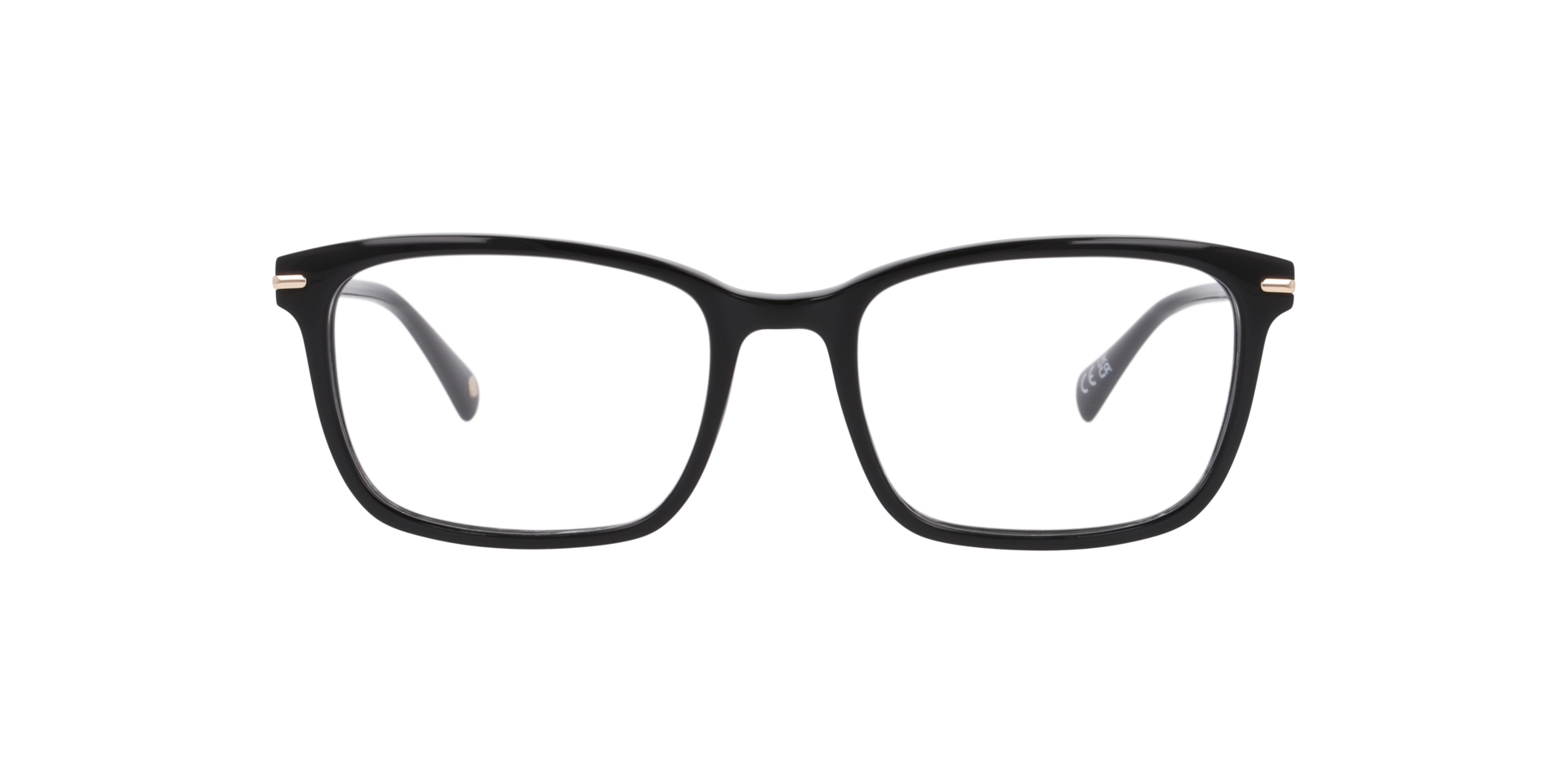 Mayfair Black AcetateEyeglass Frames for Glasses Direct, Front View