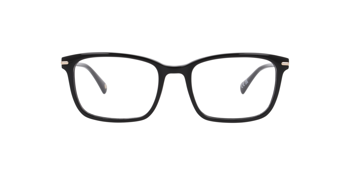 London Retro Women's Black Rectangle Acetate Eyeglasses Online - Full Rim - Mayfair