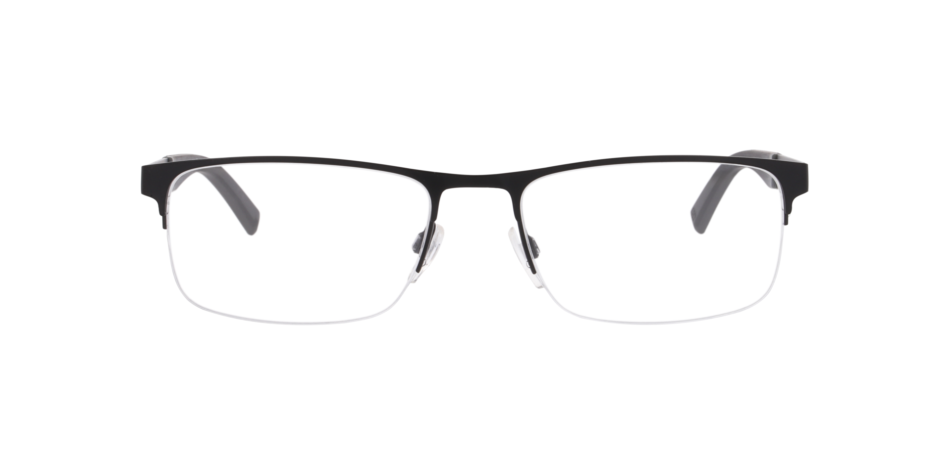 TH 2083 Black Matte MetalEyeglass Frames for Glasses Direct, Front View