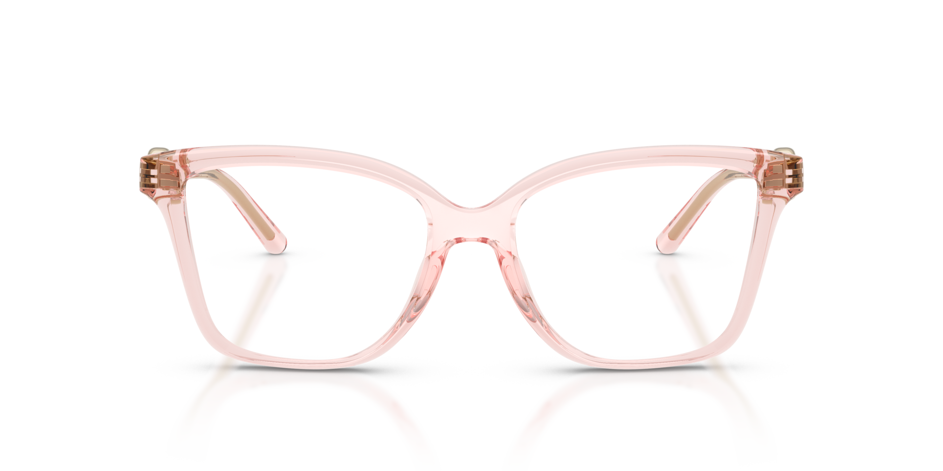MK4180U Light Pink Transparent PlasticEyeglass Frames for Glasses Direct, Front View