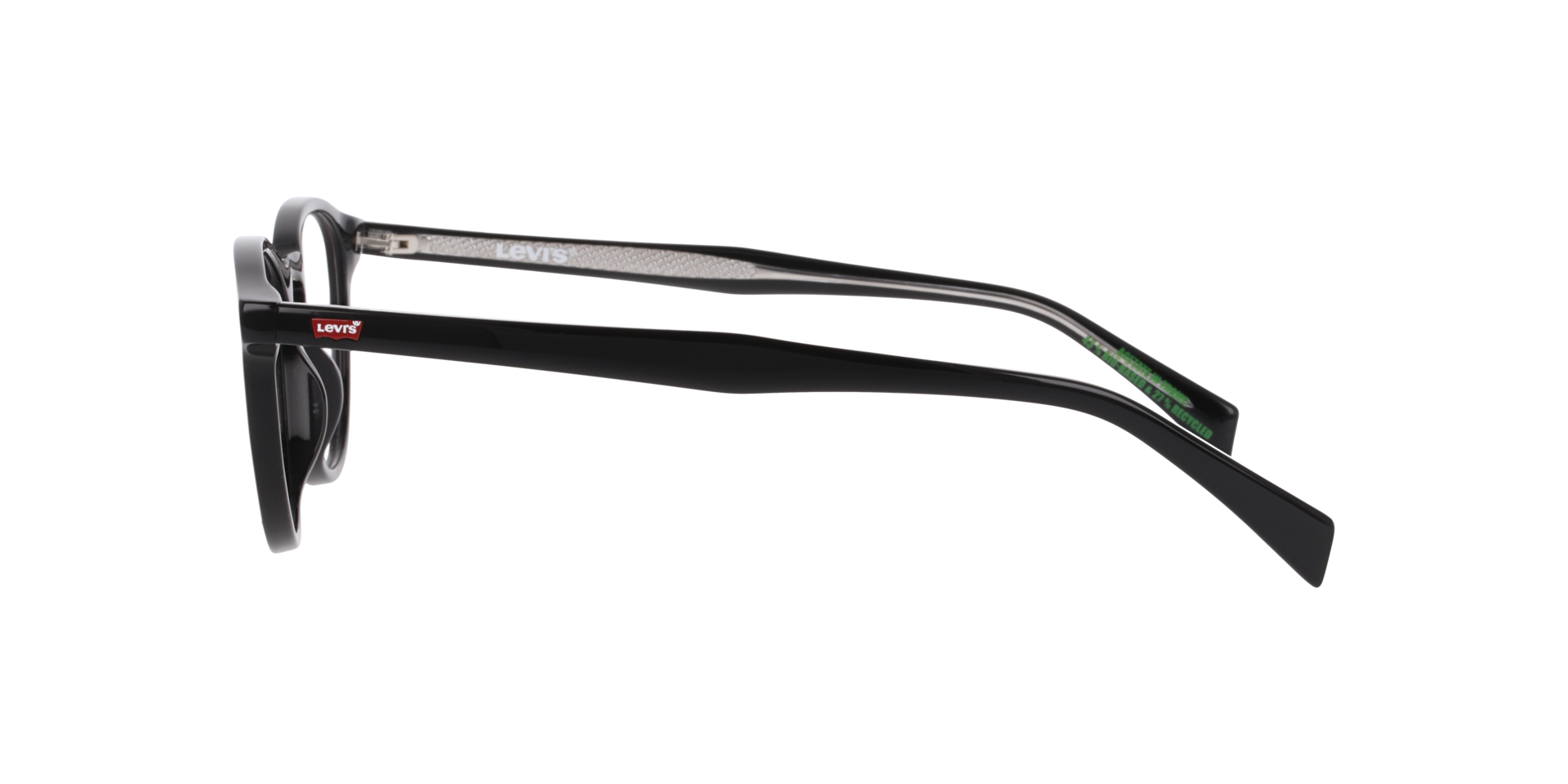 LV 5085 Black AcetateEyeglass Frames for Glasses Direct, Side View