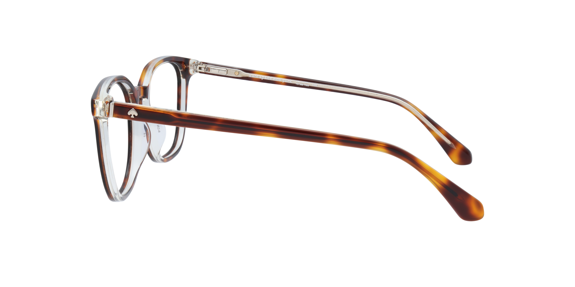 Hermione/G Tortoise AcetateEyeglass Frames for Glasses Direct, Side View