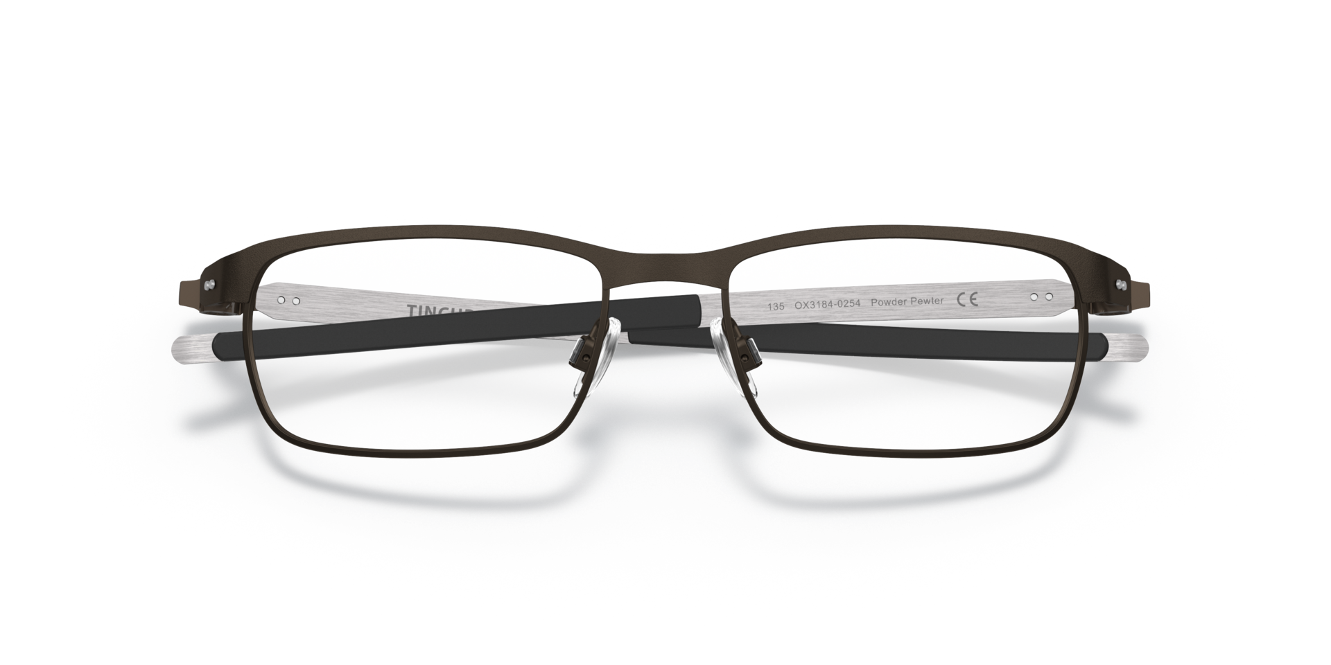 TinCup™ Powder Pewter MetalSunglass Frames for Glasses Direct, Closed View