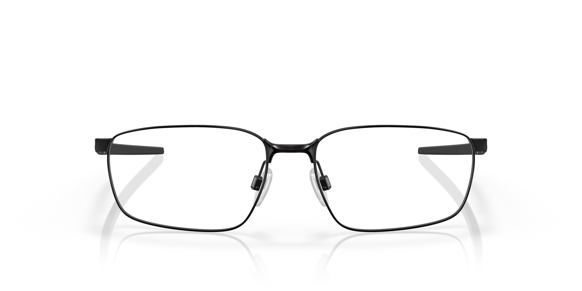 Extender Satin Black MetalEyeglass Frames for Glasses Direct, Front View