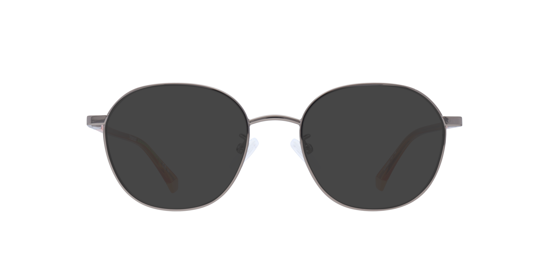 PLD D456/G Silver Shiny MetalEyeglass Frames for Glasses Direct, with Tinted Lenses