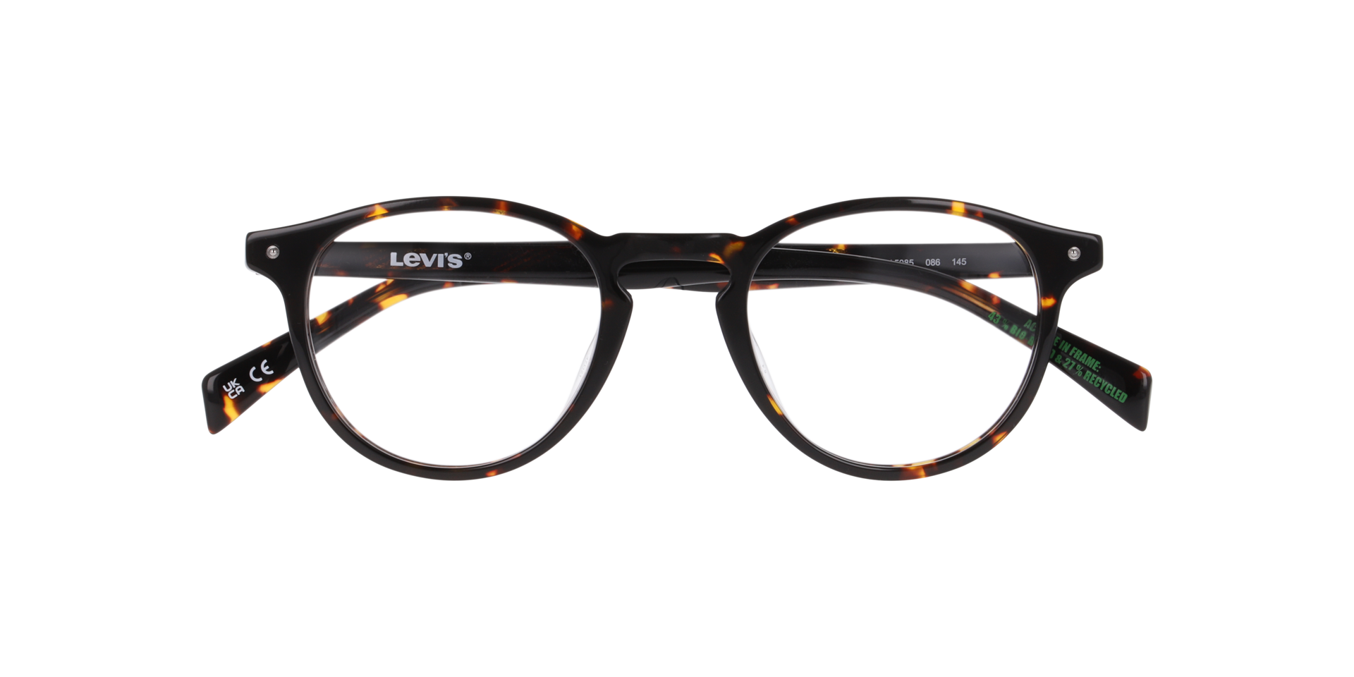 LV 5085 Tortoise AcetateEyeglass Frames for Glasses Direct, Closed View