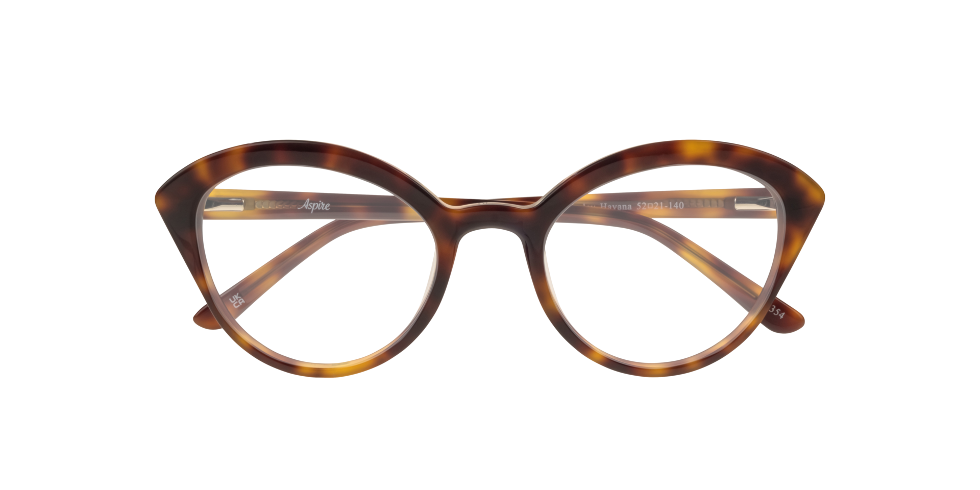 Harley Havana AcetateEyeglass Frames for Glasses Direct, Closed View