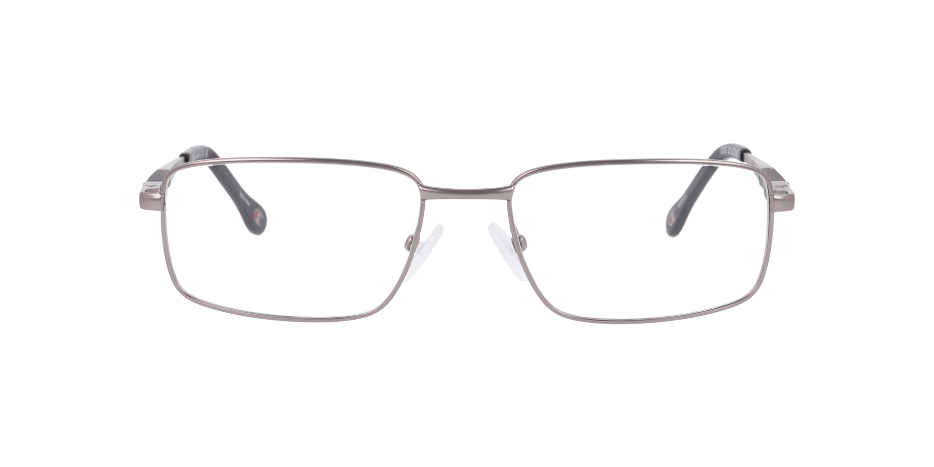 Cu1015 Gunmetal MetalEyeglass Frames for Glasses Direct, Front View