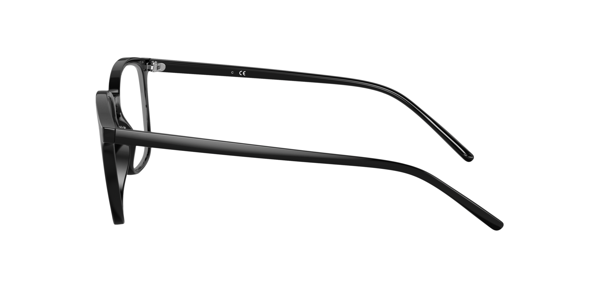 RB7185 Black PlasticEyeglass Frames for Glasses Direct, Side View