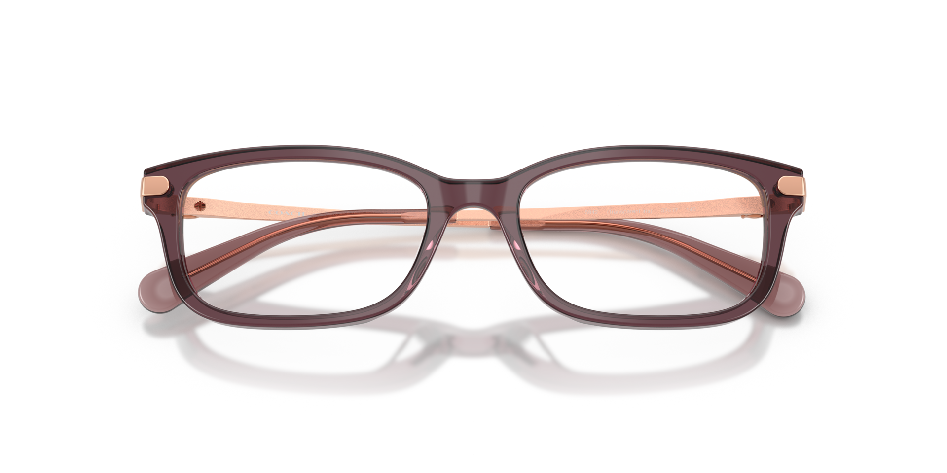 HC6287U Transparent Iris AcetateEyeglass Frames for Glasses Direct, Closed View
