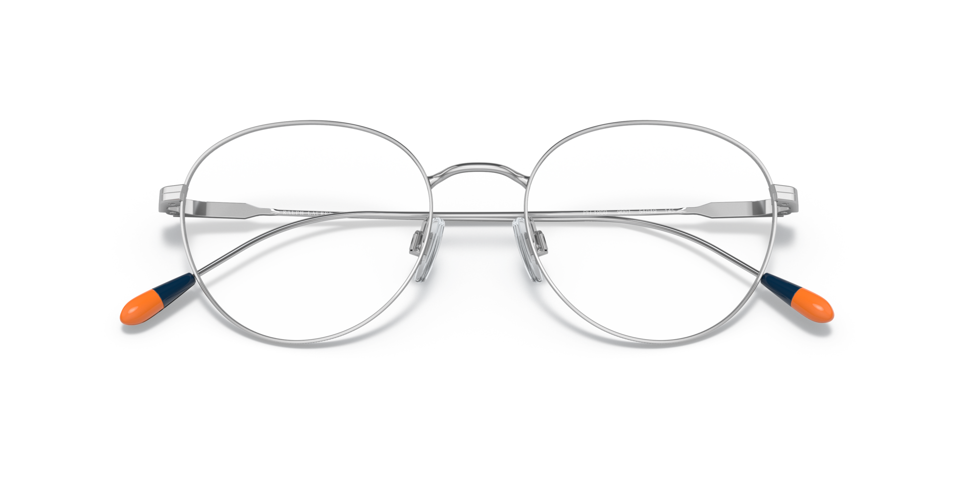 PH1208 Shiny Silver MetalEyeglass Frames for Glasses Direct, Closed View