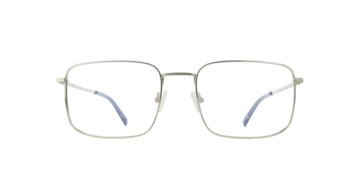 Shiny Silver John -  Metal Glasses