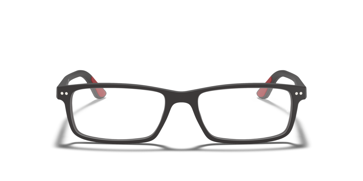 Ray - Ban Unisex Transparent Ray - Ban Rx5277 2077 Optical Frames Acetate Black Squared Normal - Image 3