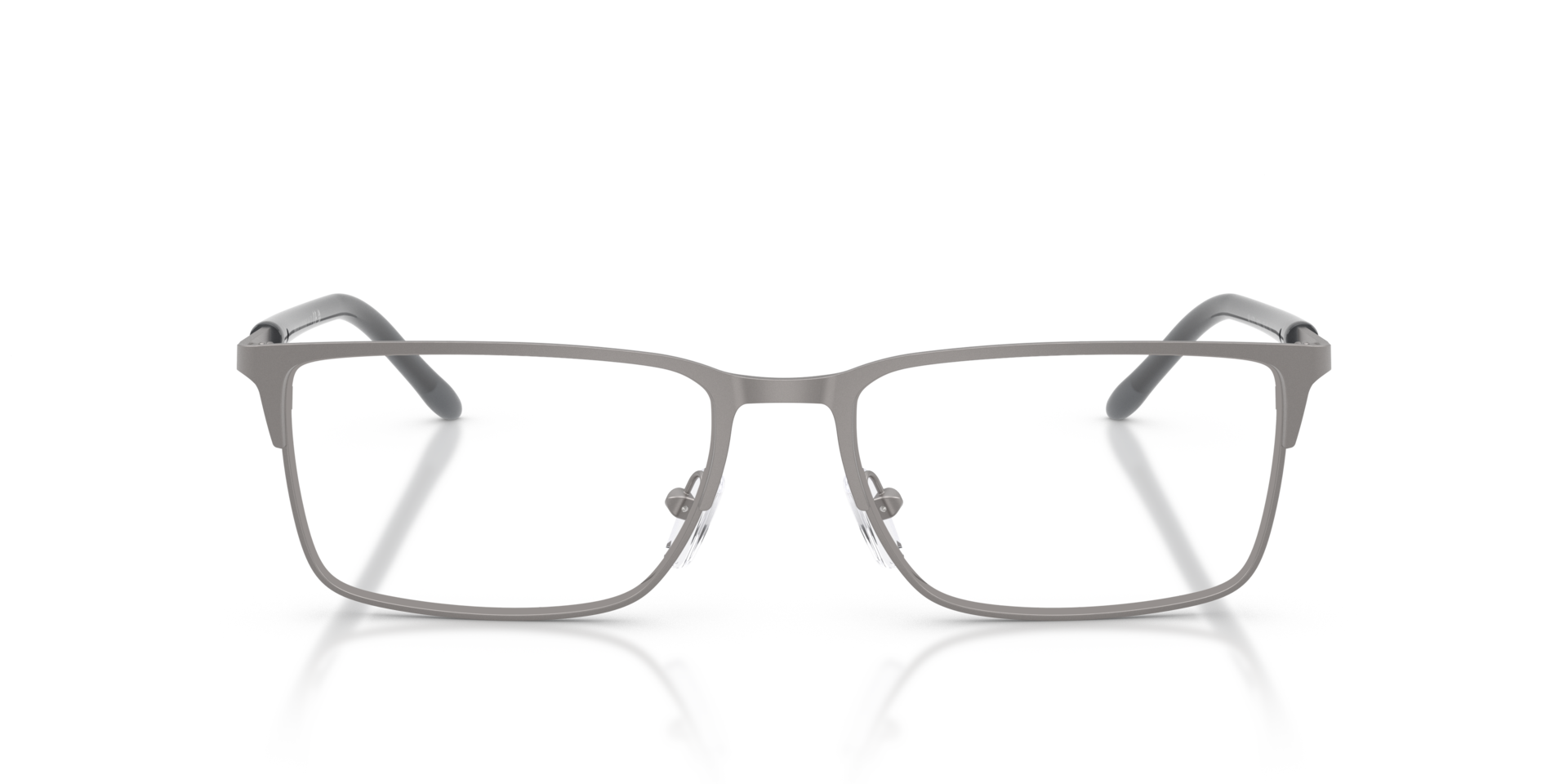 AX1073 Matte Gunmetal MetalEyeglass Frames for Glasses Direct, Front View
