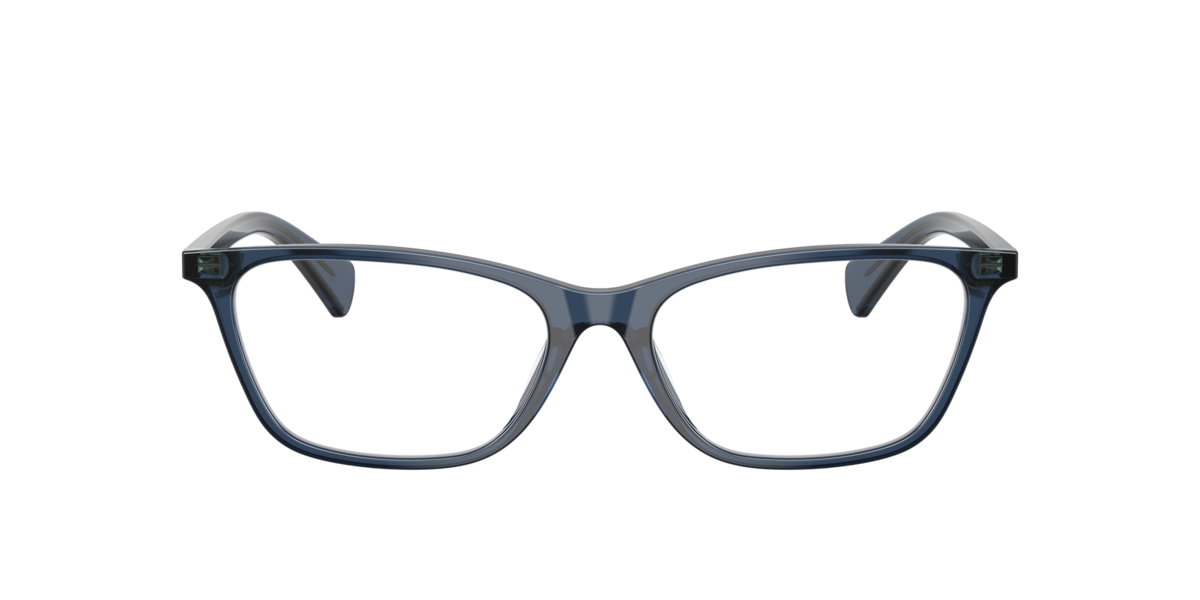 Ralph Women's Blue Trasparent Rectangle Acetate Eyeglasses Online - Full Rim - Ra7187u - Image 1