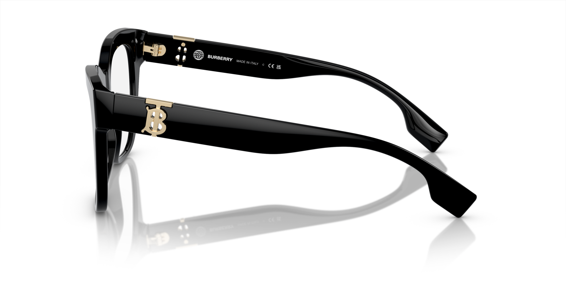 BE2388 Black AcetateEyeglass Frames for Glasses Direct, Side View
