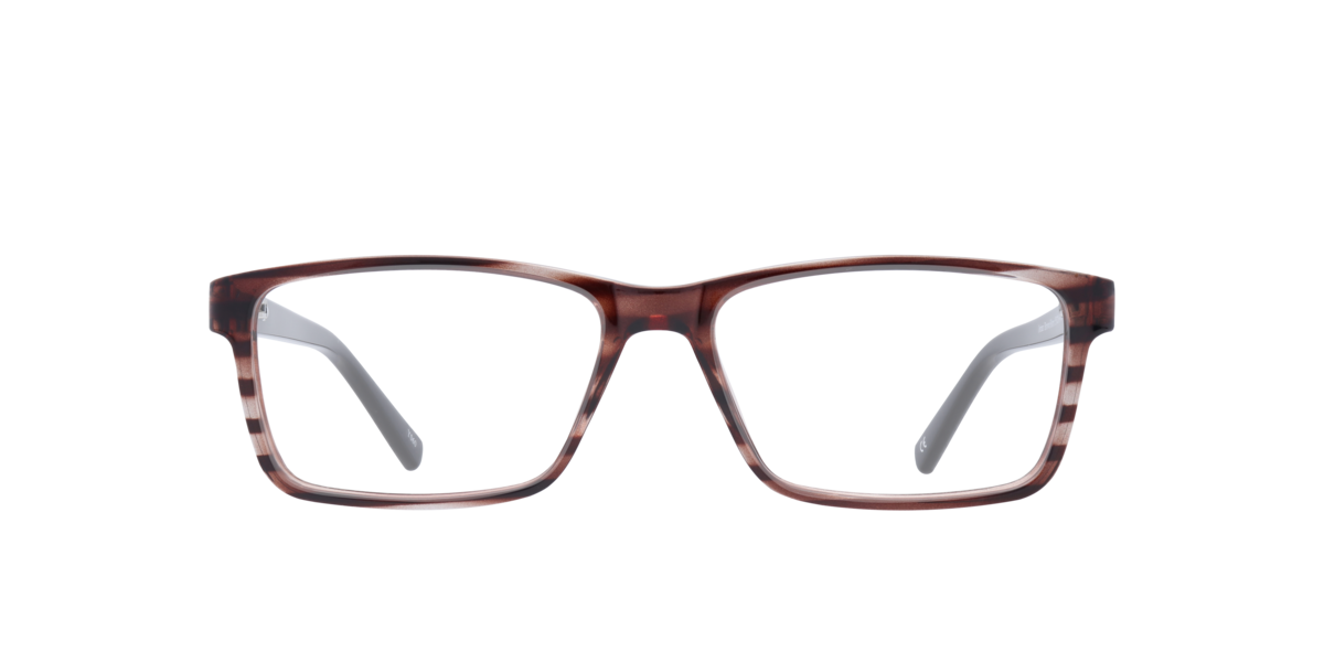 Gd Collection Unisex Brown Horn Rectangle Plastic Eyeglasses Online - Full Rim - Doran