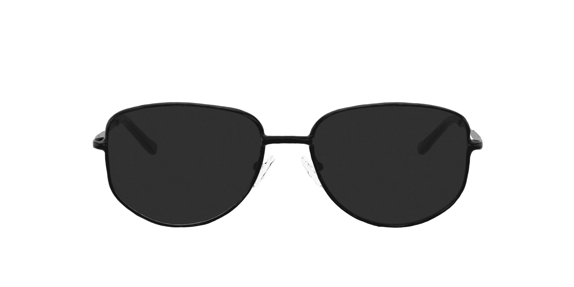 Monk Matt Black MetalEyeglass Frames for Glasses Direct, with Tinted Lenses